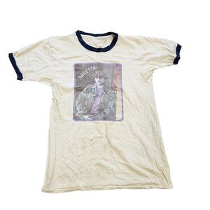 Vtg Baretta TV Show Ringer Tee Size S Actor Robert Blake RARE Single Stitch